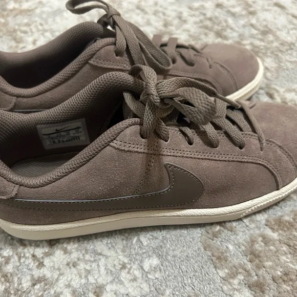 Nike Women's Court Royale Suede Brown Athletic Sneakers - Picture 2 of 8